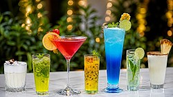 Mocktails y bebidas premium sin alcohol para eventos de Barra Movil